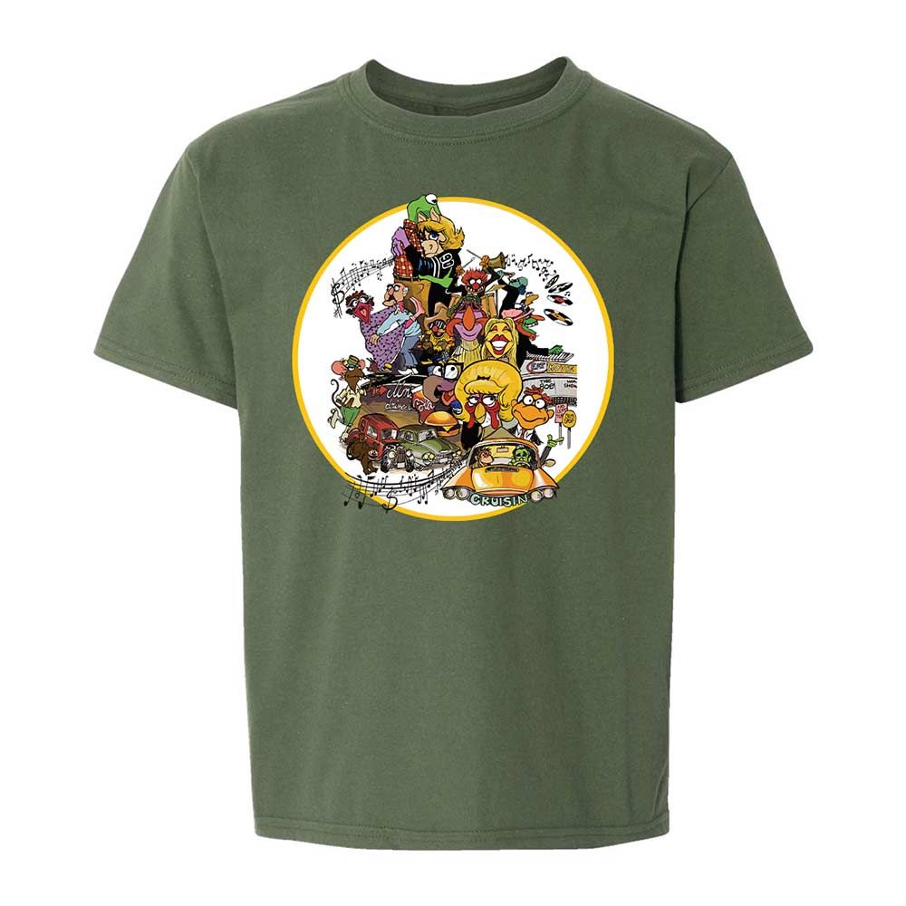 Muppet Graffiti - Military Green - 20
