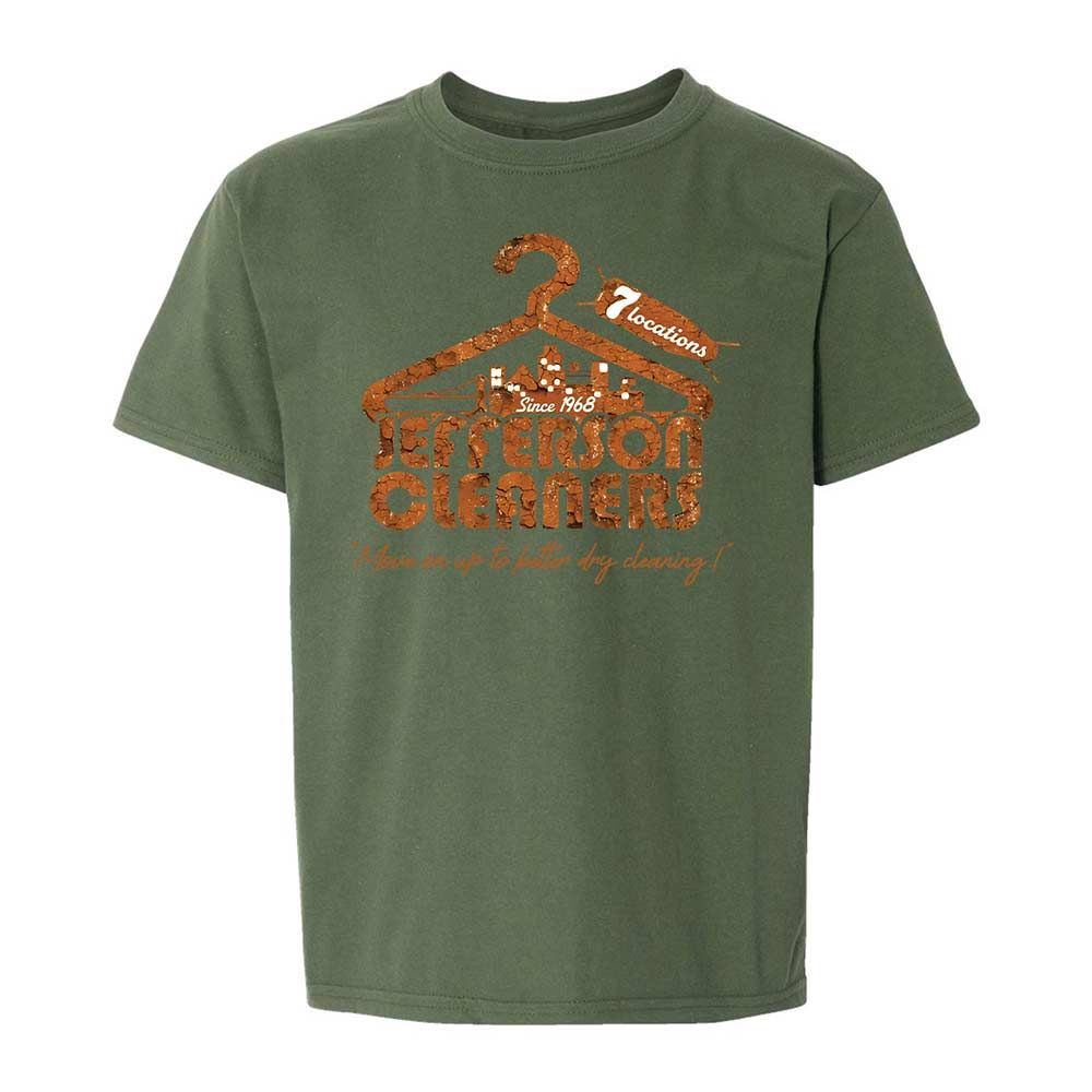 Kids T-Shirt - CJ4VZAKW - Military Green - 20