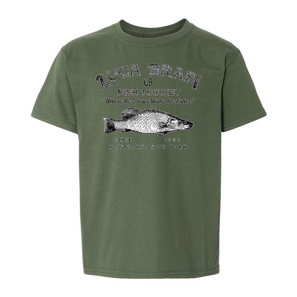 Kids T-Shirt - XK4DVYGU - Military Green - 20