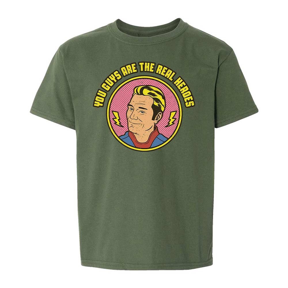 Kids T-Shirt - TR1RC9N9 - Military Green - 20