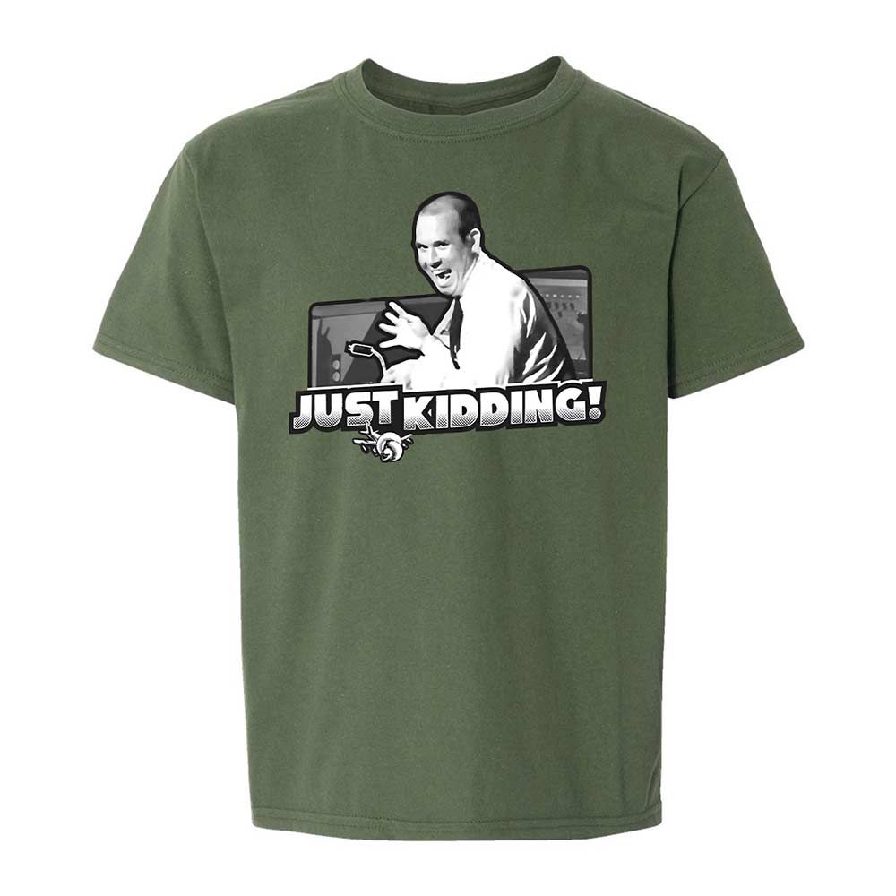 Kids T-Shirt - RJXHD4UQ - Military Green - 20