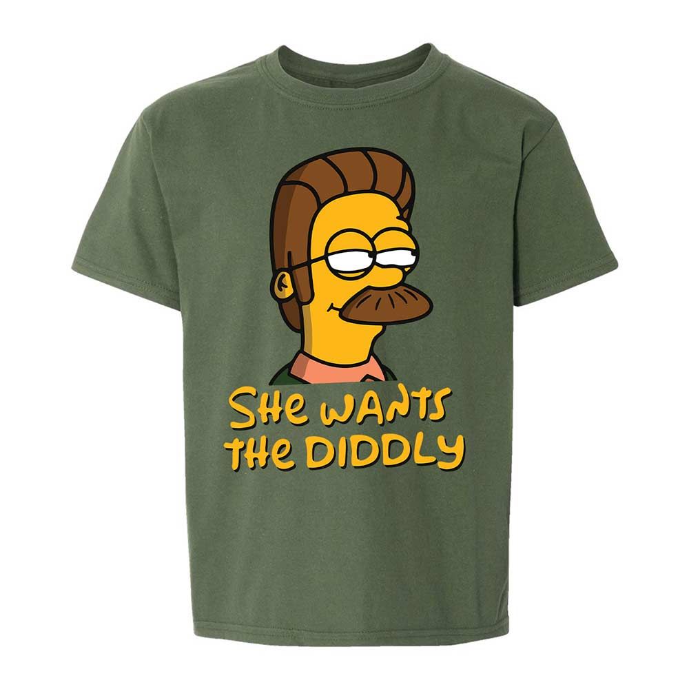 She Wants The Diddly - Military Green - 20