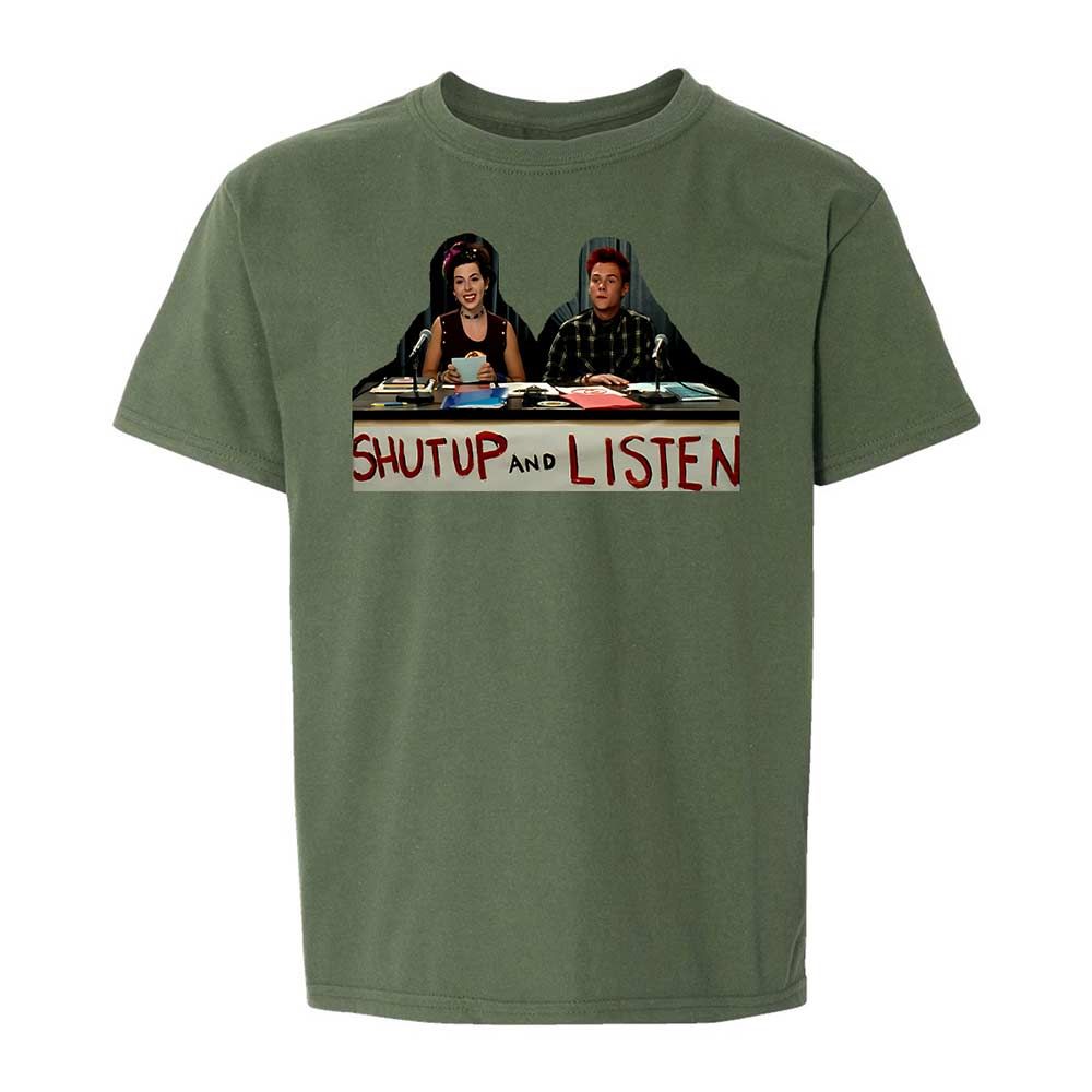 Kids T-Shirt - XZ5YXA2G - Military Green - 20