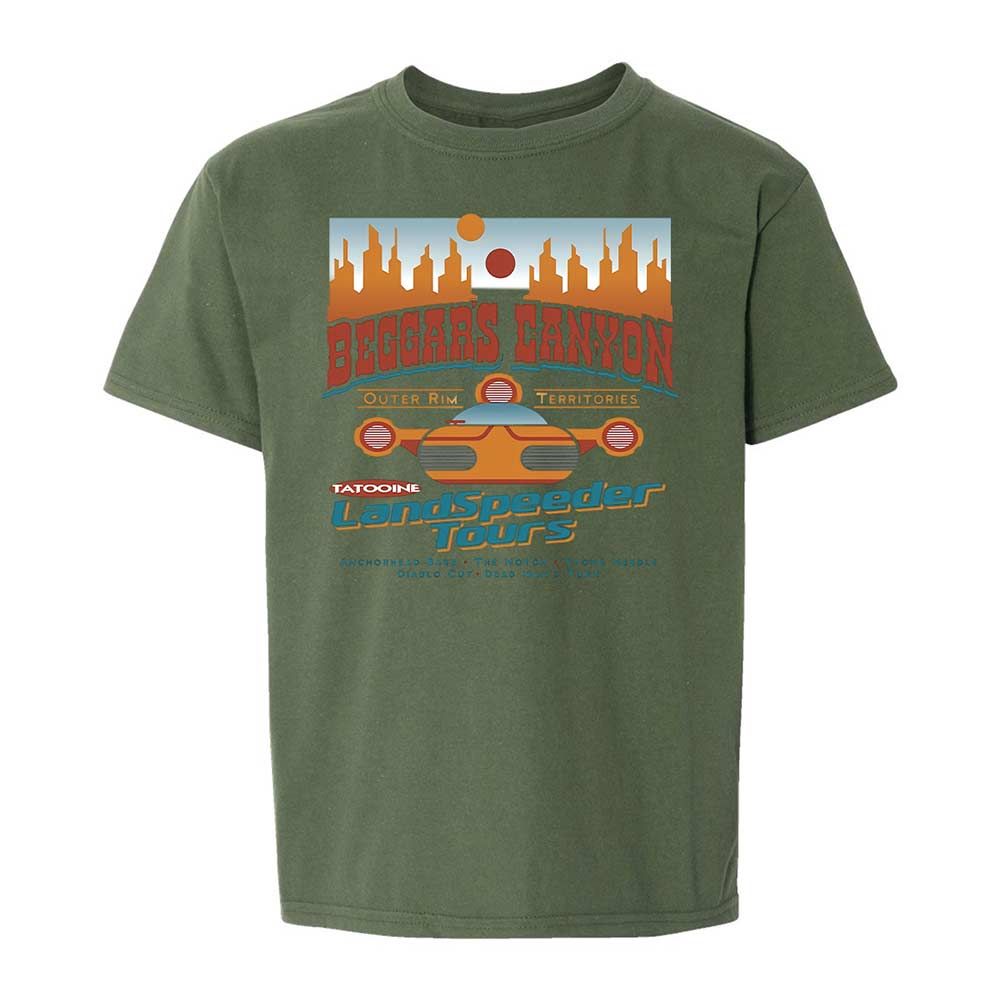 Kids T-Shirt - 66GX6Z6Q - Military Green - 20
