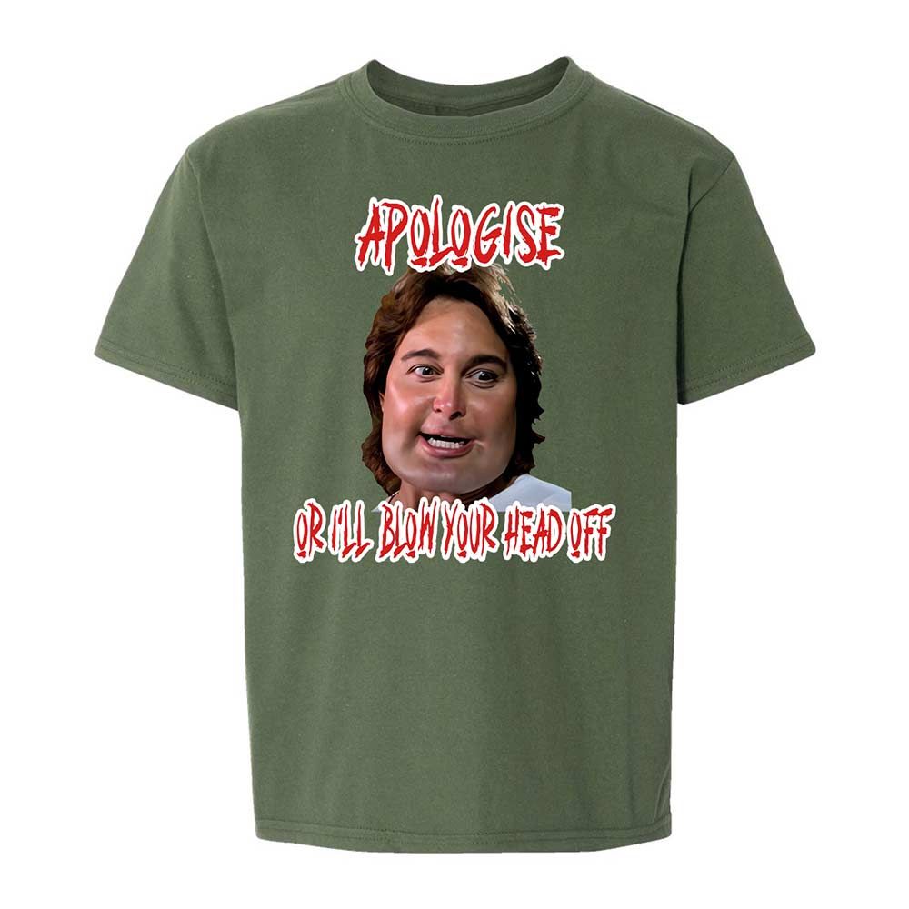 Kids T-Shirt - 3EE3U9QZ - Military Green - 20