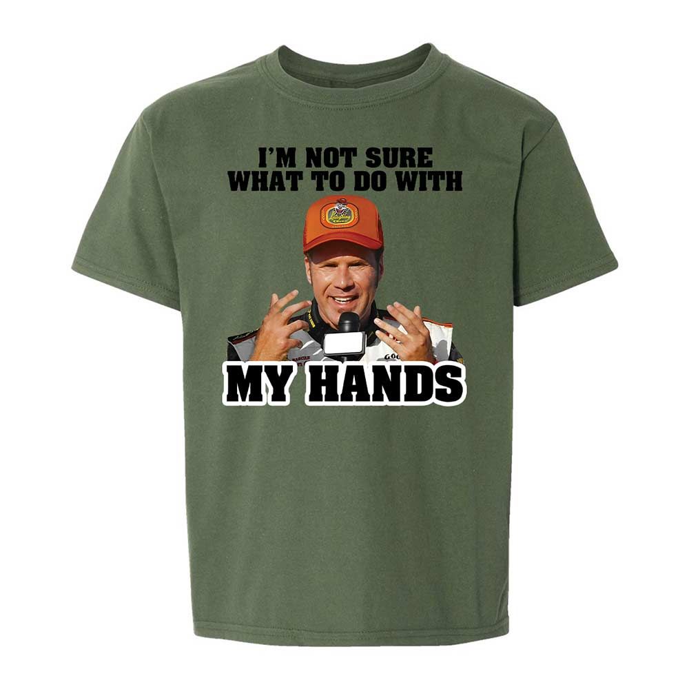 I'm Not Sure What To Do With My Hands - Military Green - 20