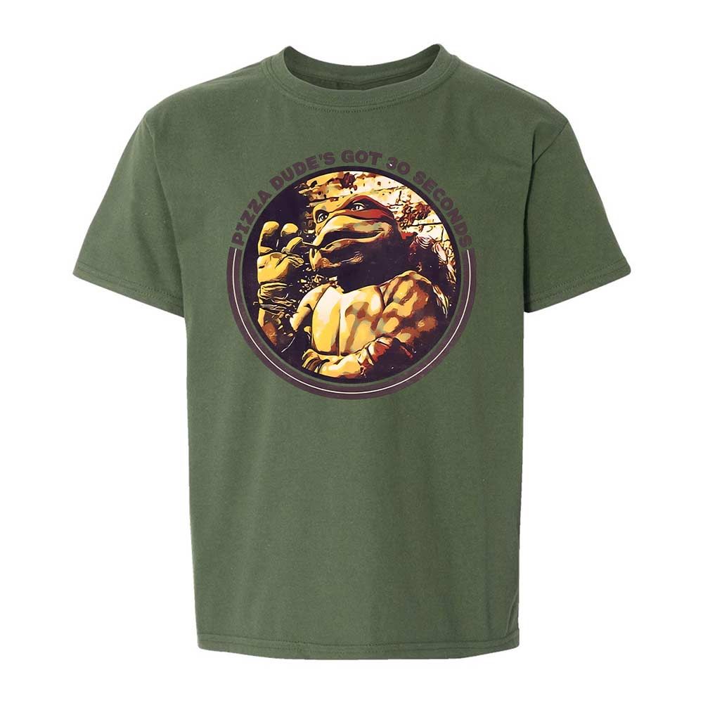 Kids T-Shirt - HL5YVPS8 - Military Green - 20