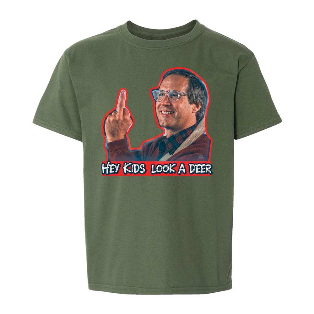 Hey Kids, Look a Deer - Military Green - 20