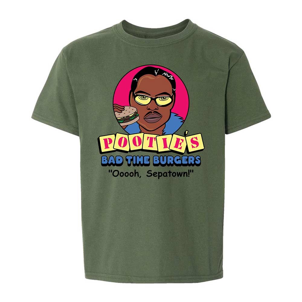 Pootie's Bad Time Burgers - Military Green - 20