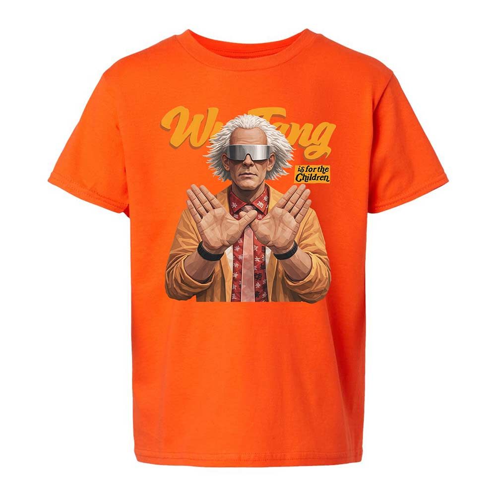 Kids T-Shirt - Black - Orange - 20