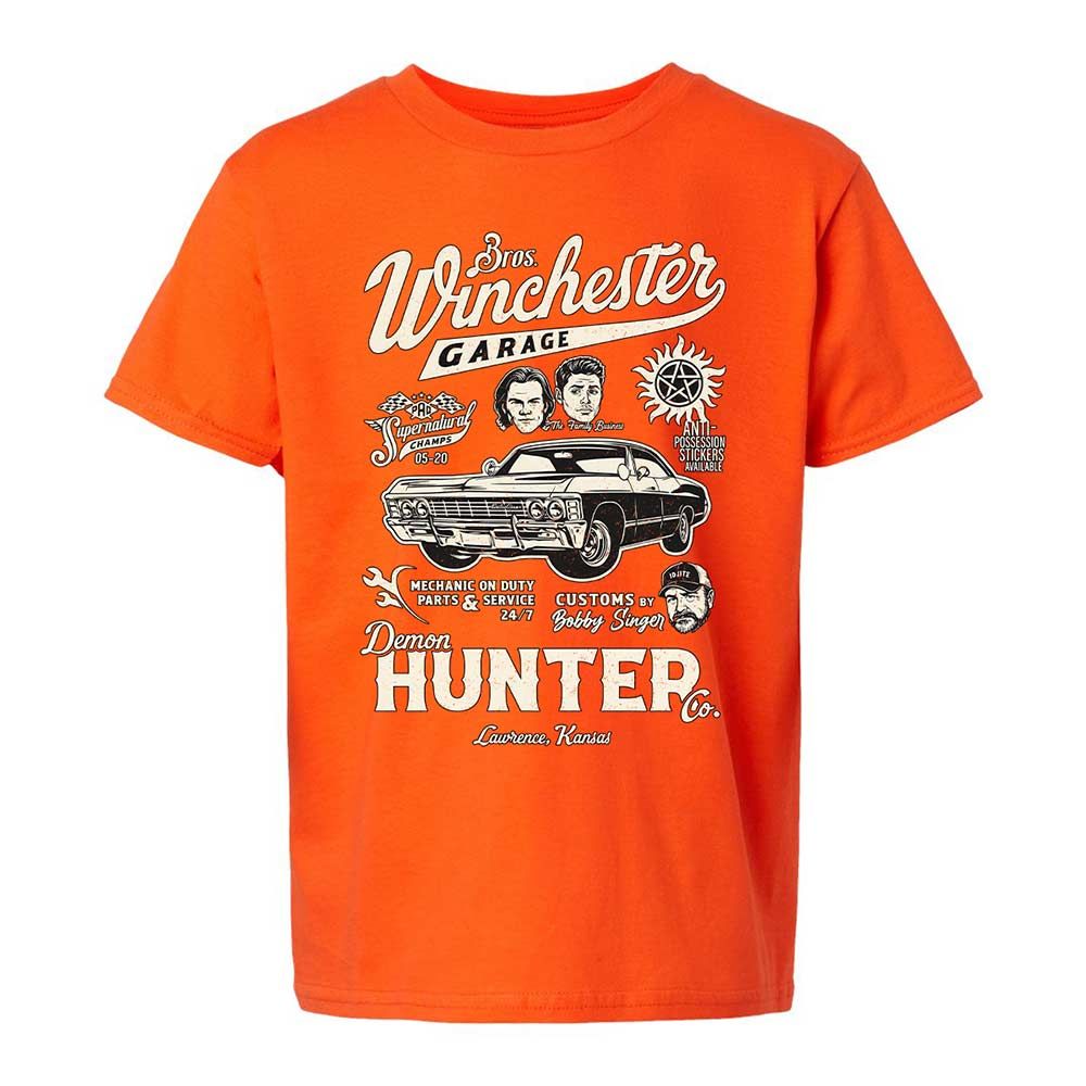 Kids T-Shirt - G9L8YTZV - Orange - 20