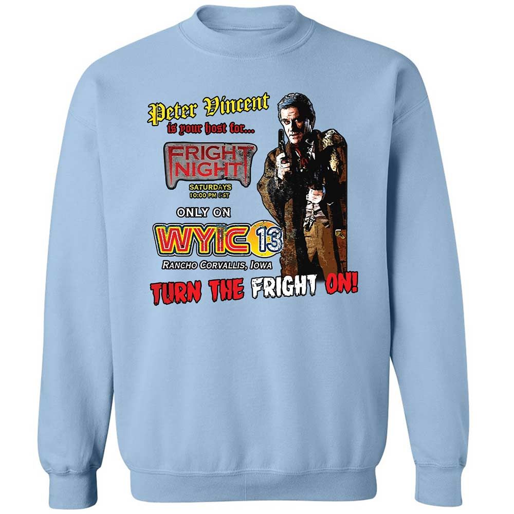 Peter Vincent Fright horror night cult - Light Blue - 21