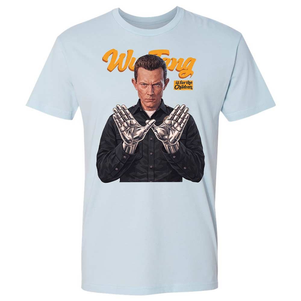 Premium Unisex T-Shirt - Black - Light Blue - 21
