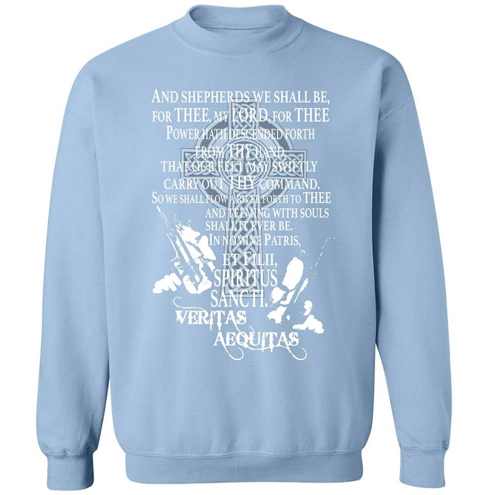 Classic Unisex Sweatshirt - Y53KW6GS - Light Blue - 21