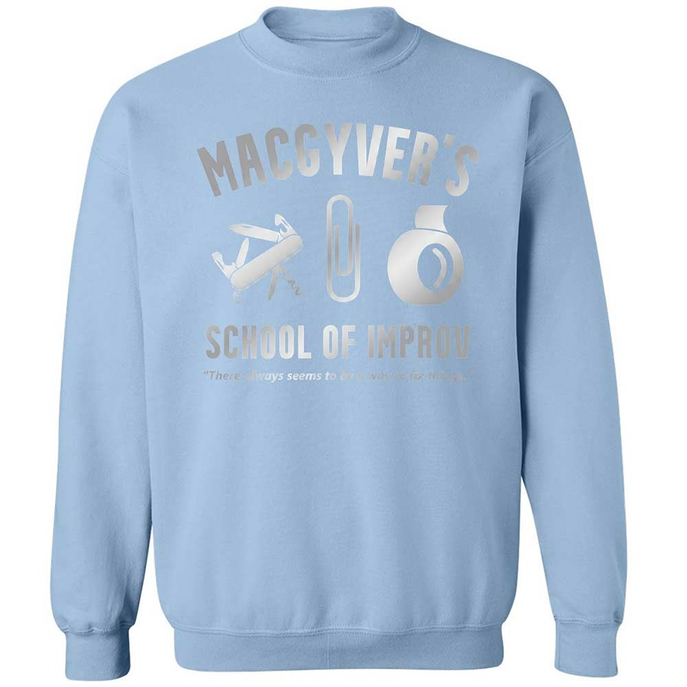 Classic Unisex Sweatshirt - 1WMKJDHV - Light Blue - 21