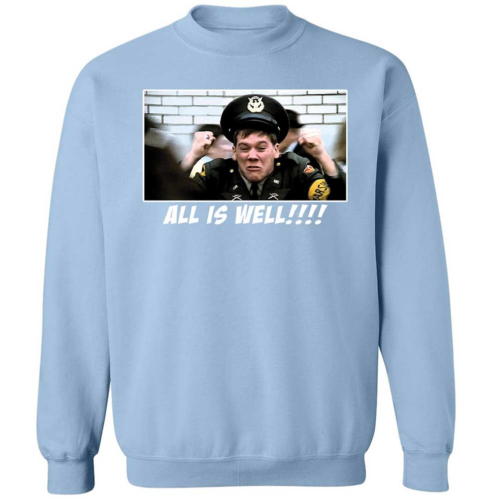 Classic Unisex Sweatshirt - VXBWUX97 - Light Blue - 21