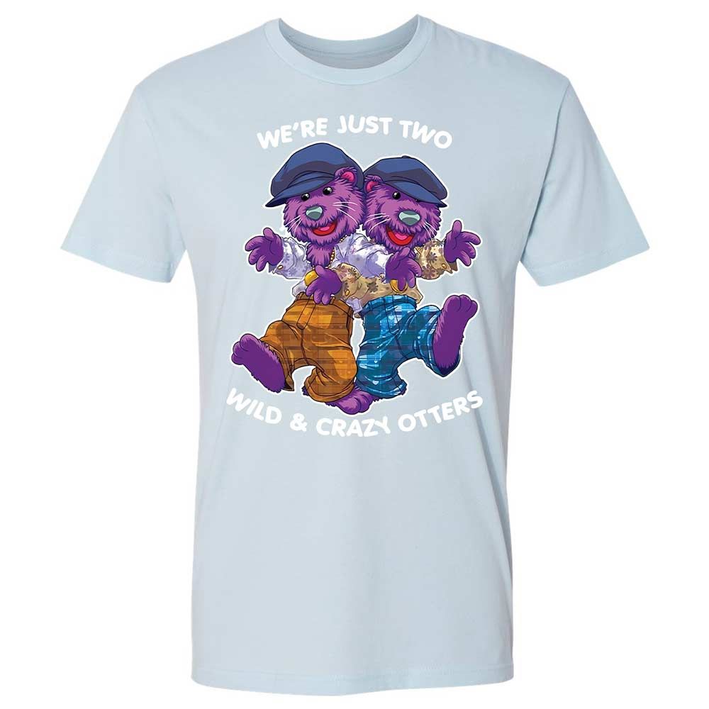 Two wild & crazy otters - Light Blue - 21