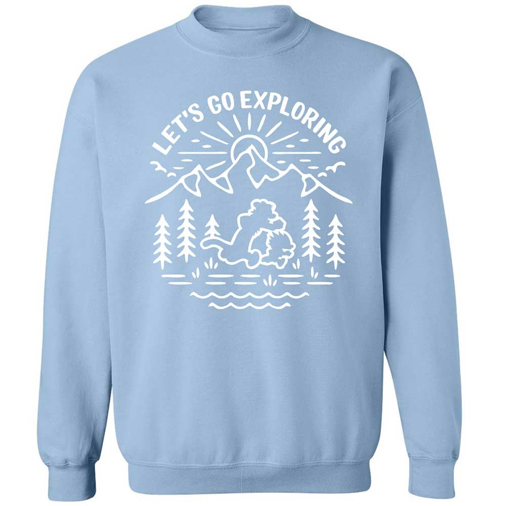 Classic Unisex Sweatshirt - TV47FCJG - Light Blue - 21