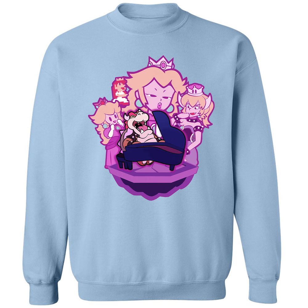 Classic Unisex Sweatshirt - QGU37UKW - Light Blue - 21
