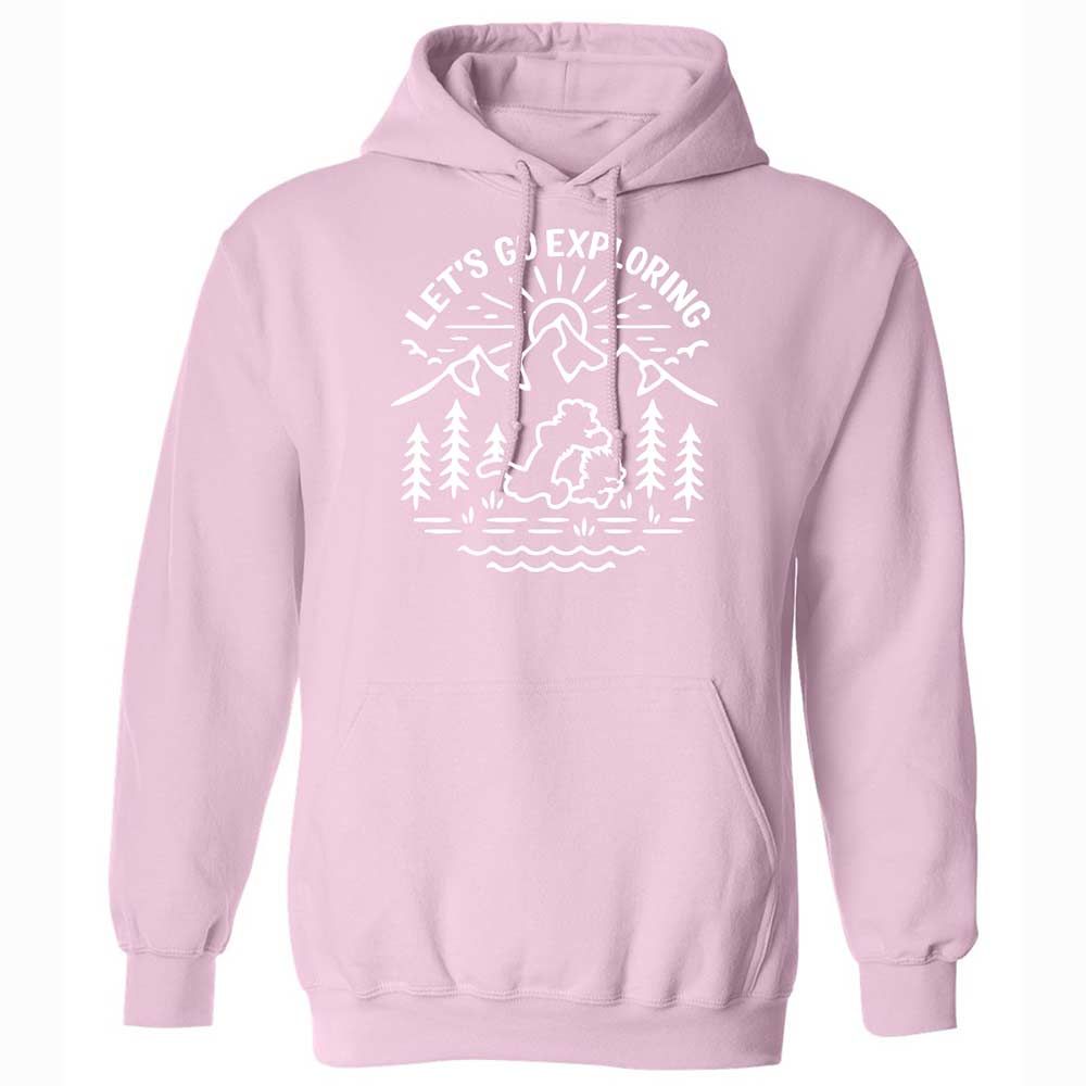 Classic Unisex Hoodie - EFQ7QKBG - Light Pink - 21