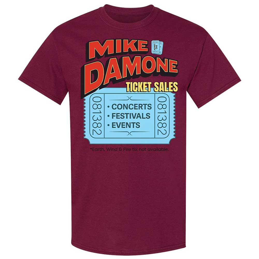 Damone Ticket Sales - Maroon - 21