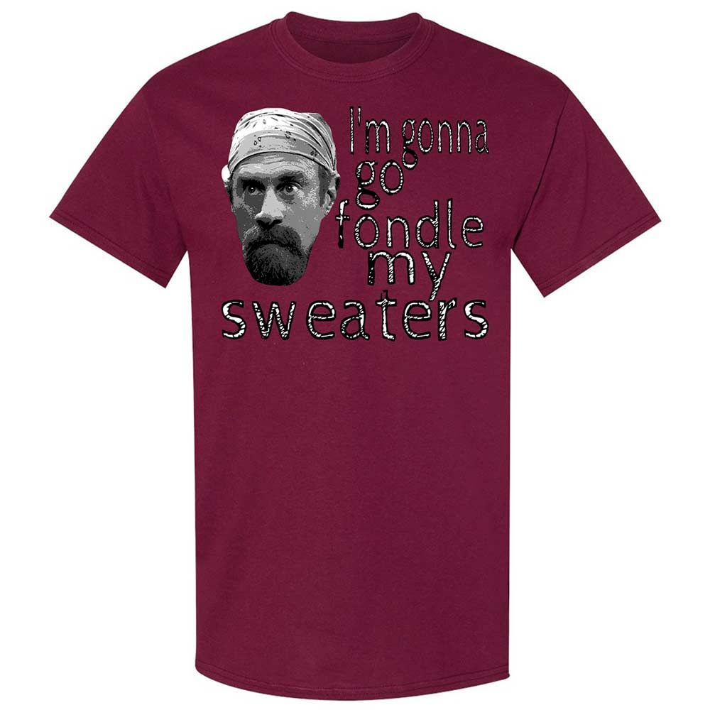 Fondle my sweaters - Maroon - 21