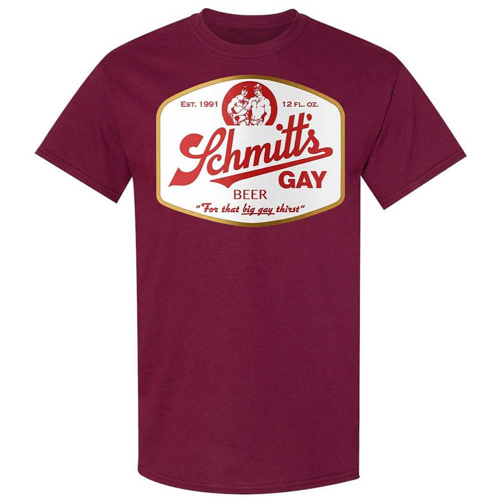 Schmitt's Gay Beer - Maroon - 21