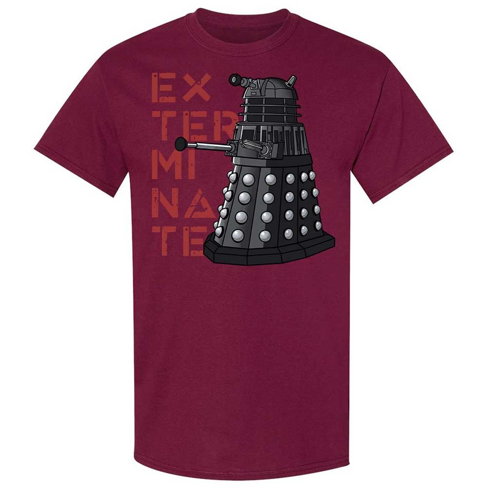 Dalek Exterminate - Maroon - 21
