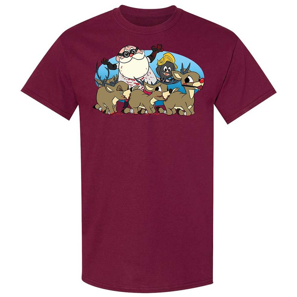 Santapede Greeting - Maroon - 21