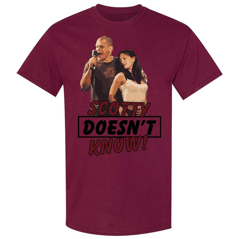 He Doesn't Know - Maroon - 21