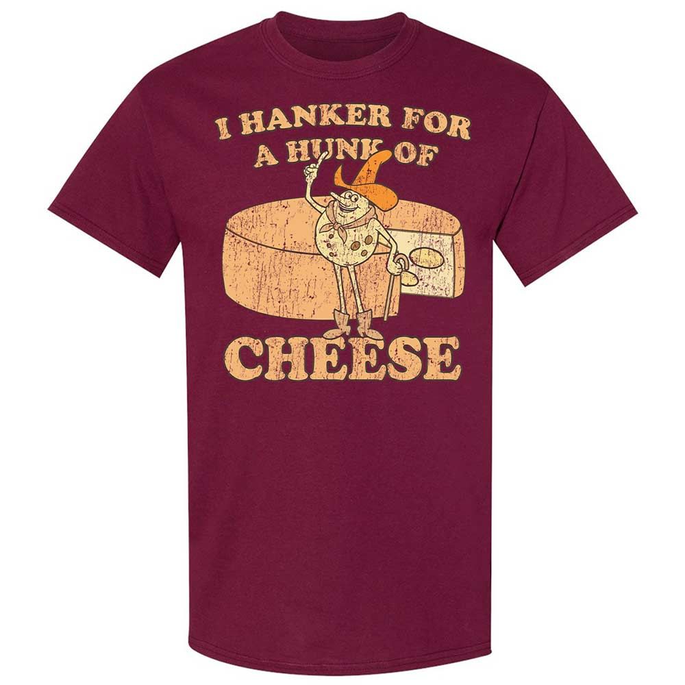 Hanker For A Hunk Of Cheese - Maroon - 21