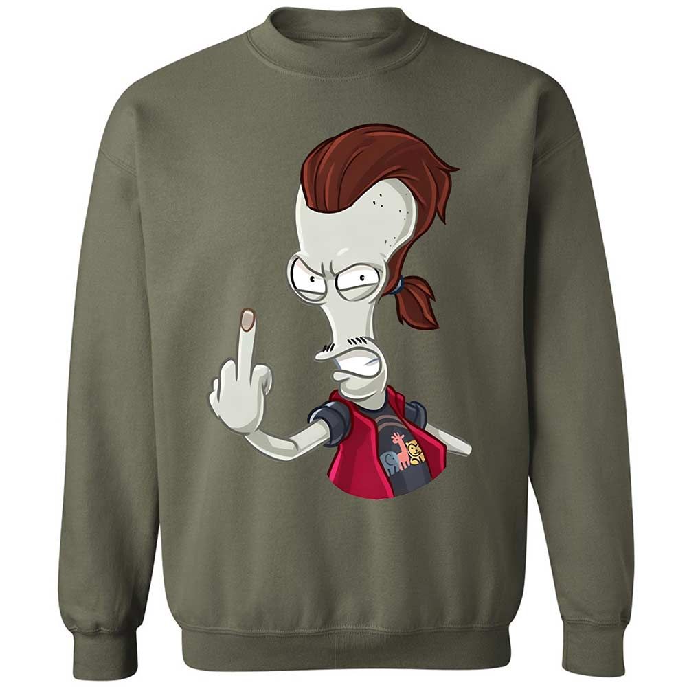 Classic Unisex Sweatshirt - CZN7LCDU - Military Green - 21