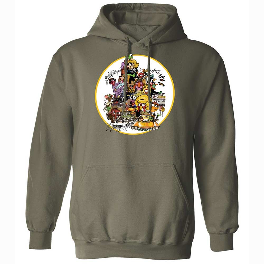 Muppet Graffiti - Military Green - 21