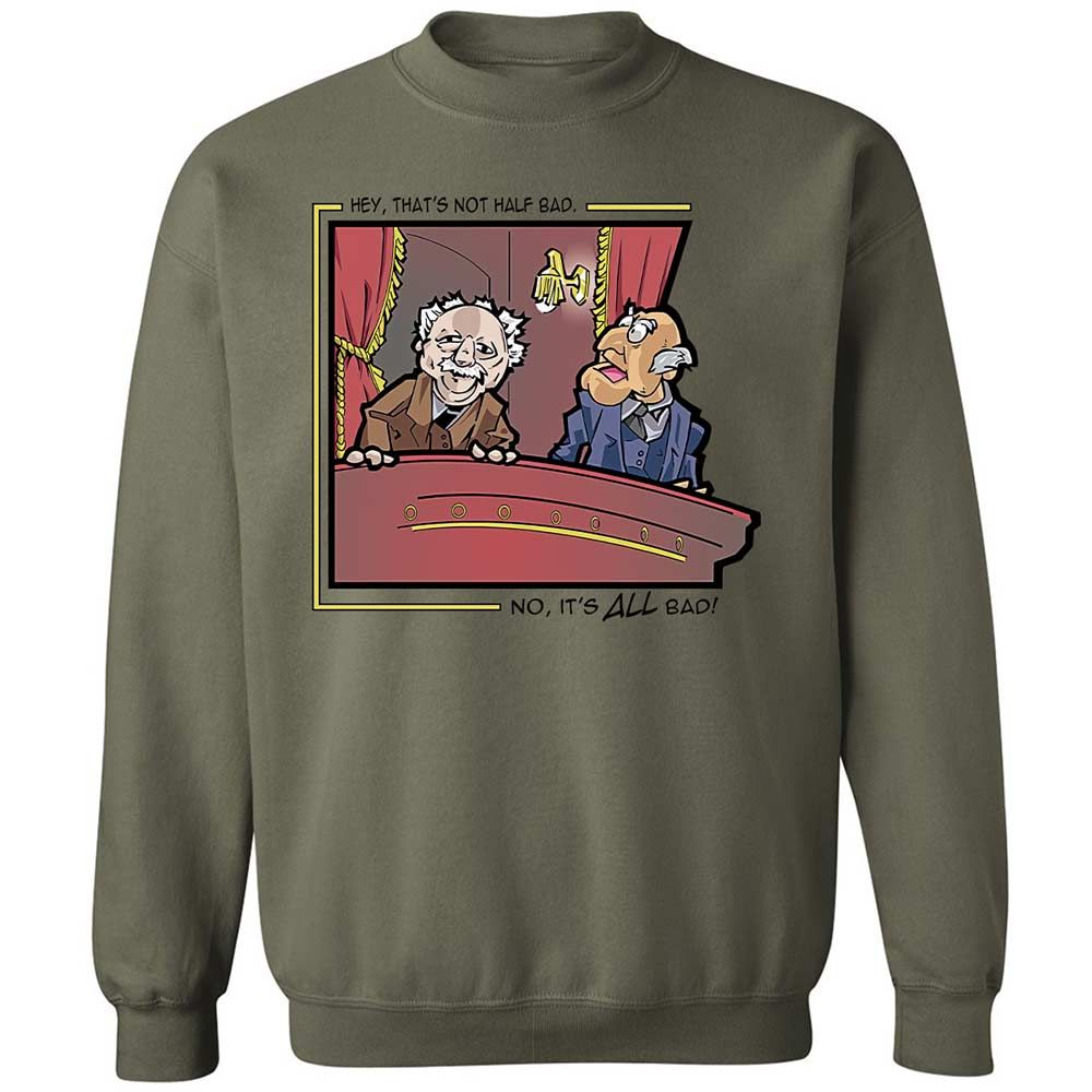 Classic Unisex Sweatshirt - C1VF99CZ - Military Green - 21