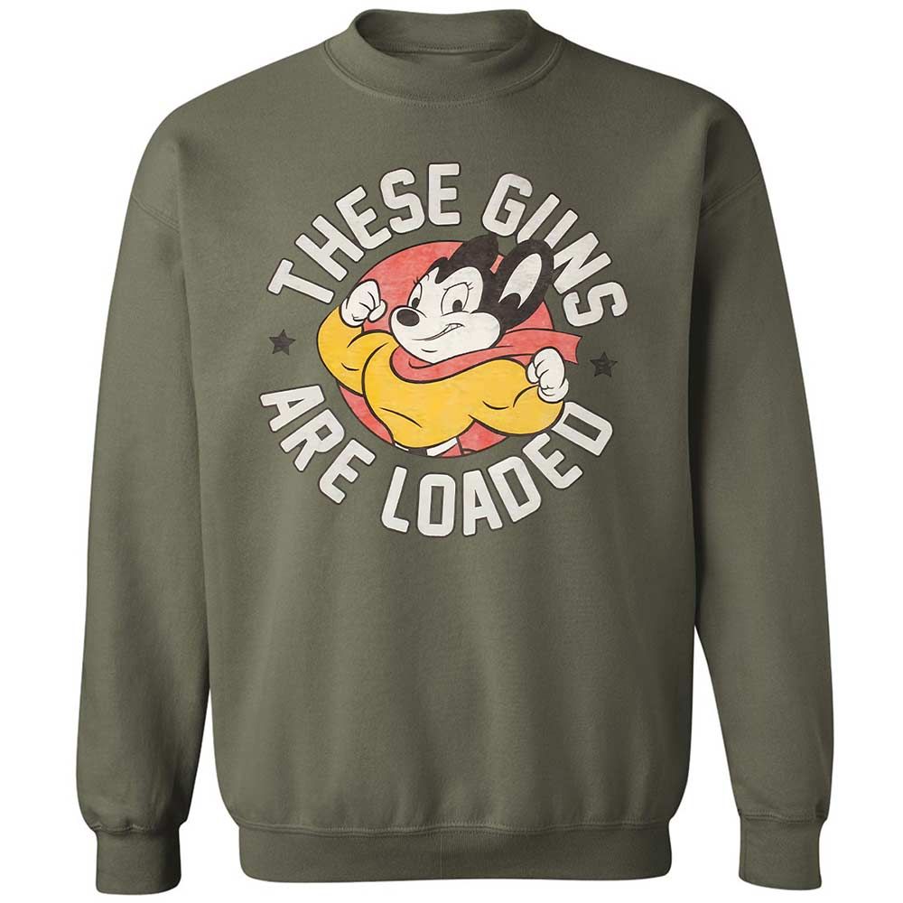 Classic Unisex Sweatshirt - CLAU6BUJ - Military Green - 21
