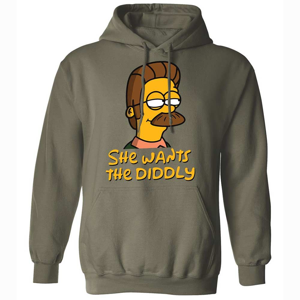 She Wants The Diddly - Military Green - 21