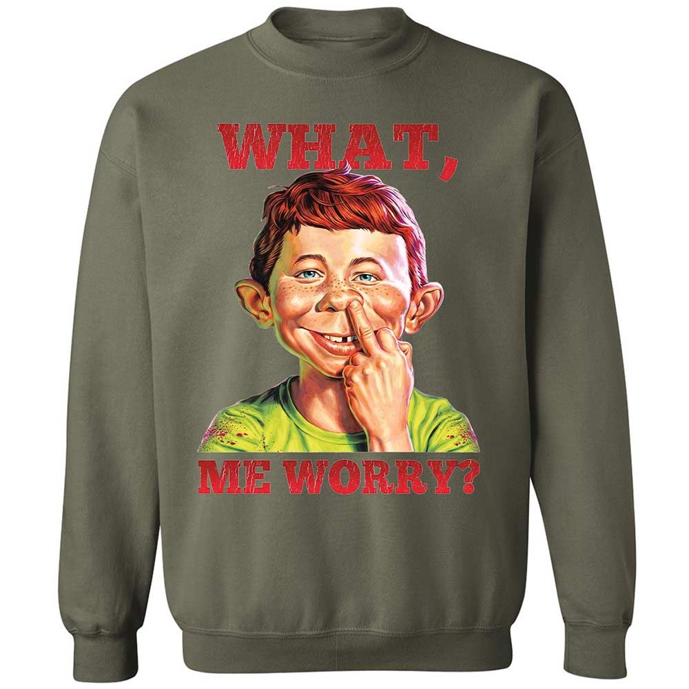 What, me worry - Military Green - 21