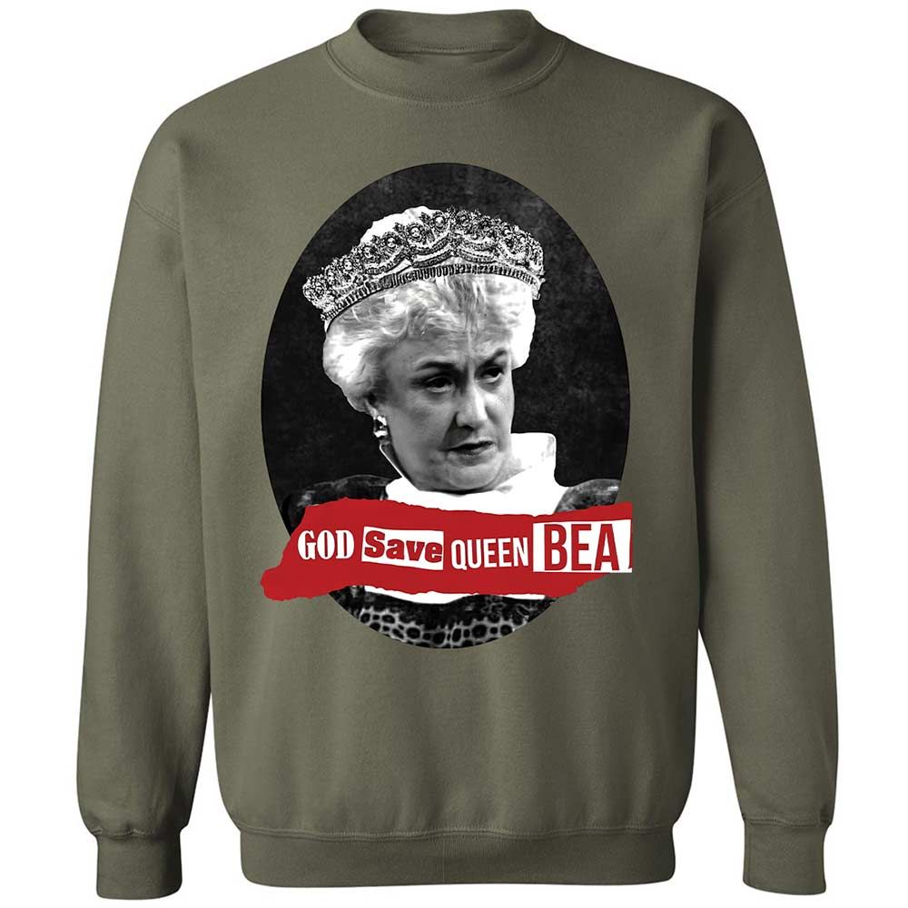 God Save Queen Bea - Military Green - 21