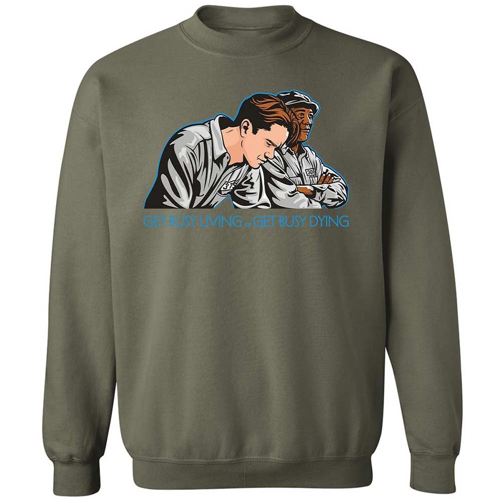 Get Busy Living - Military Green - 21