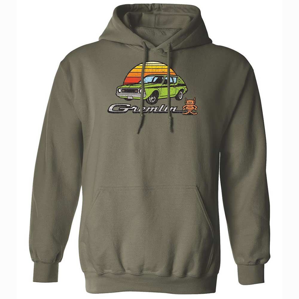 Classic Unisex Hoodie - 6A815U8X - Military Green - 21