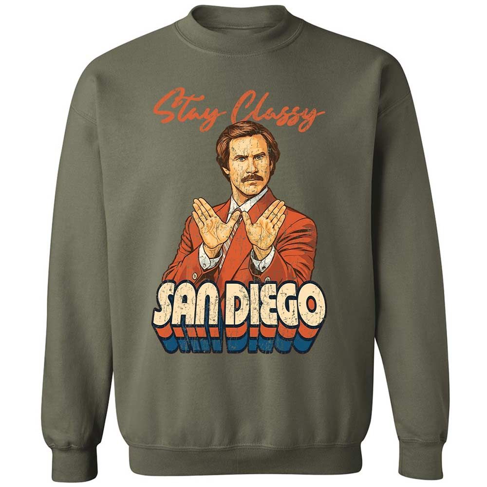 Classic Unisex Sweatshirt - RGX8N8GR - Military Green - 21