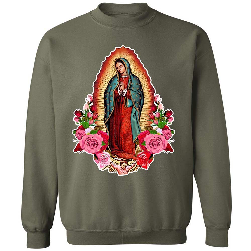 Our Lady of Guadalupe - Military Green - 21