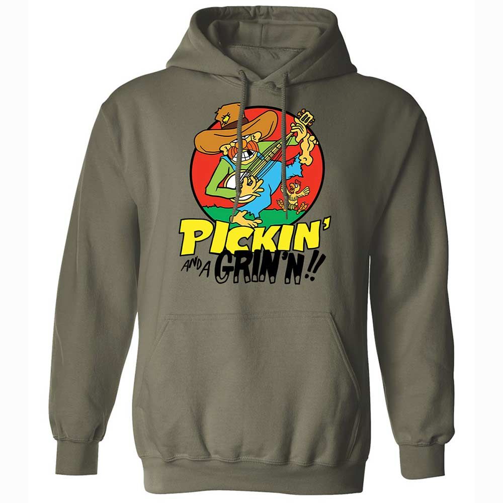 Pickin' and a Grinnin - Military Green - 21