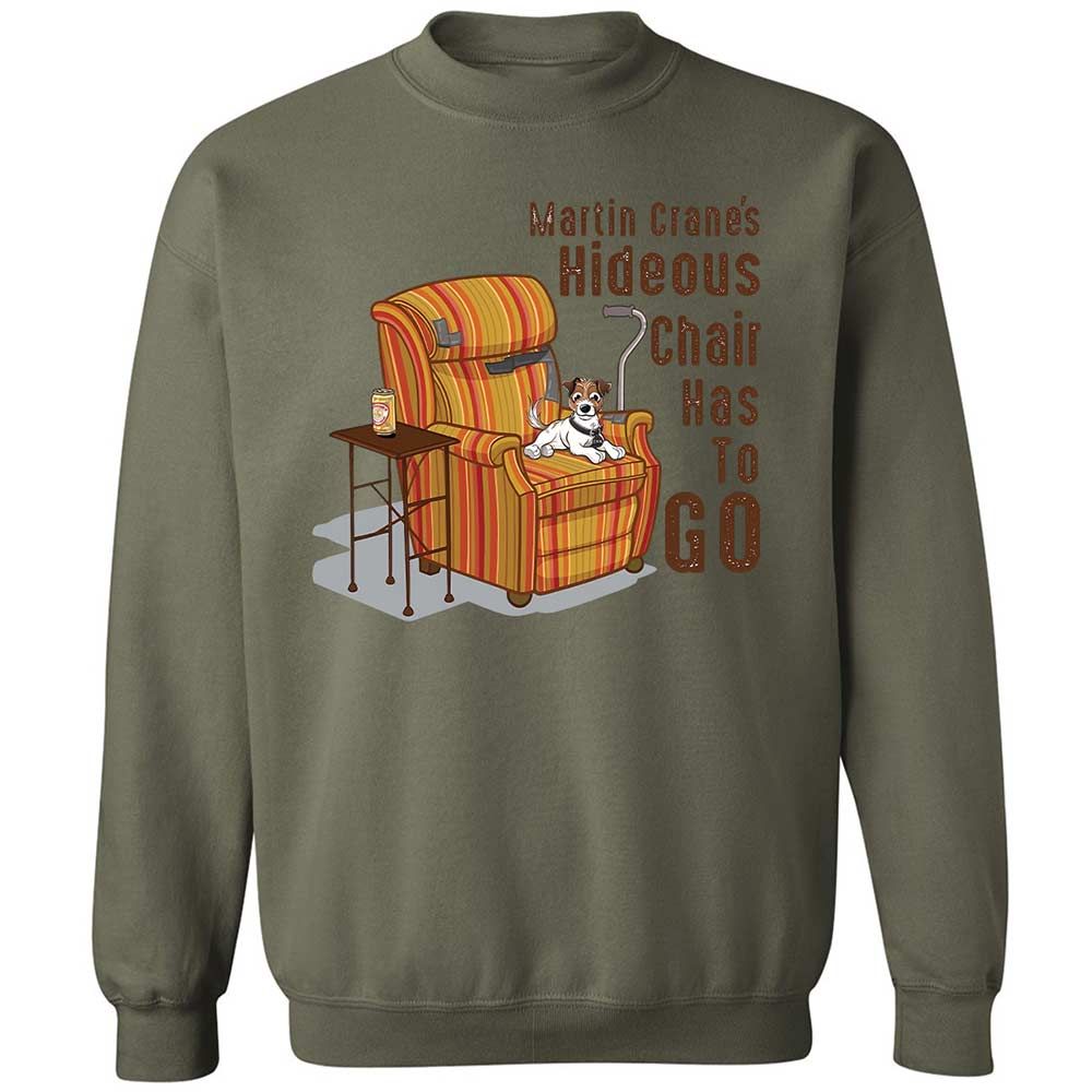 Martin Crane's Hideous Chair - Military Green - 21