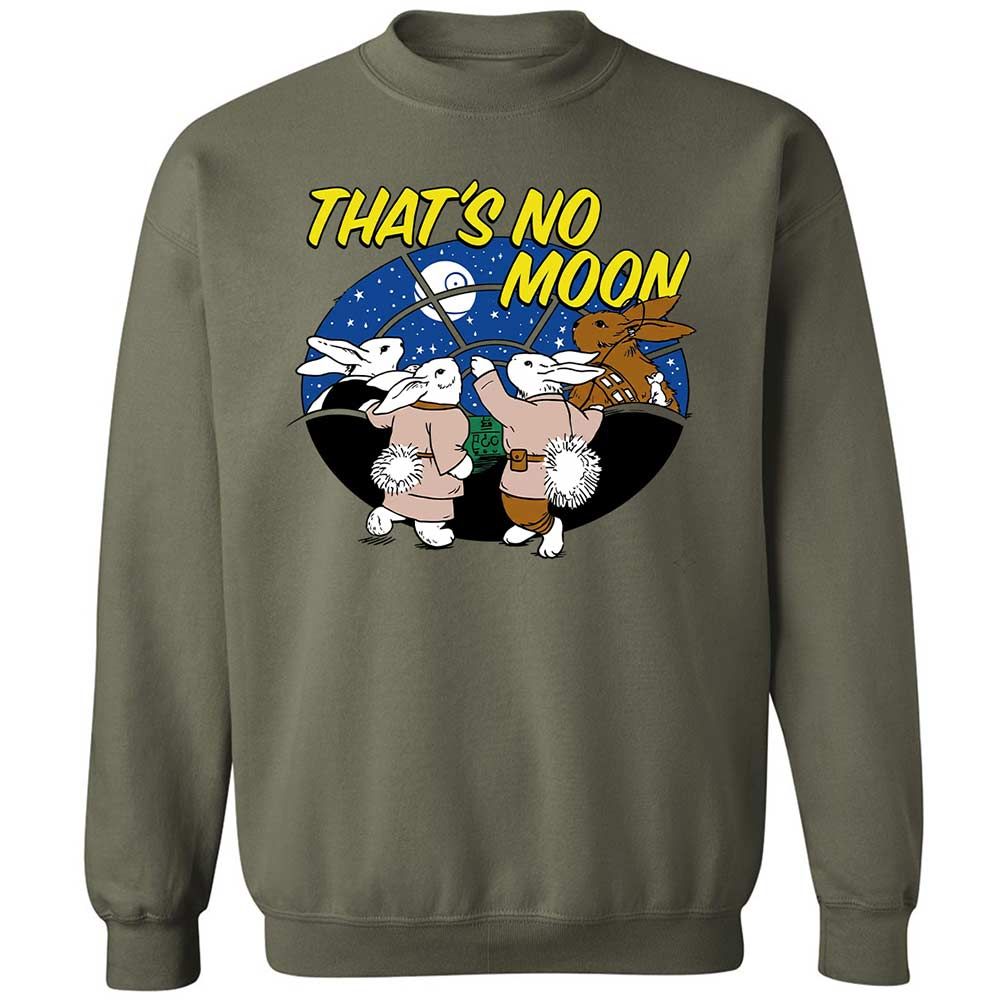 Classic Unisex Sweatshirt - White - Military Green - 21