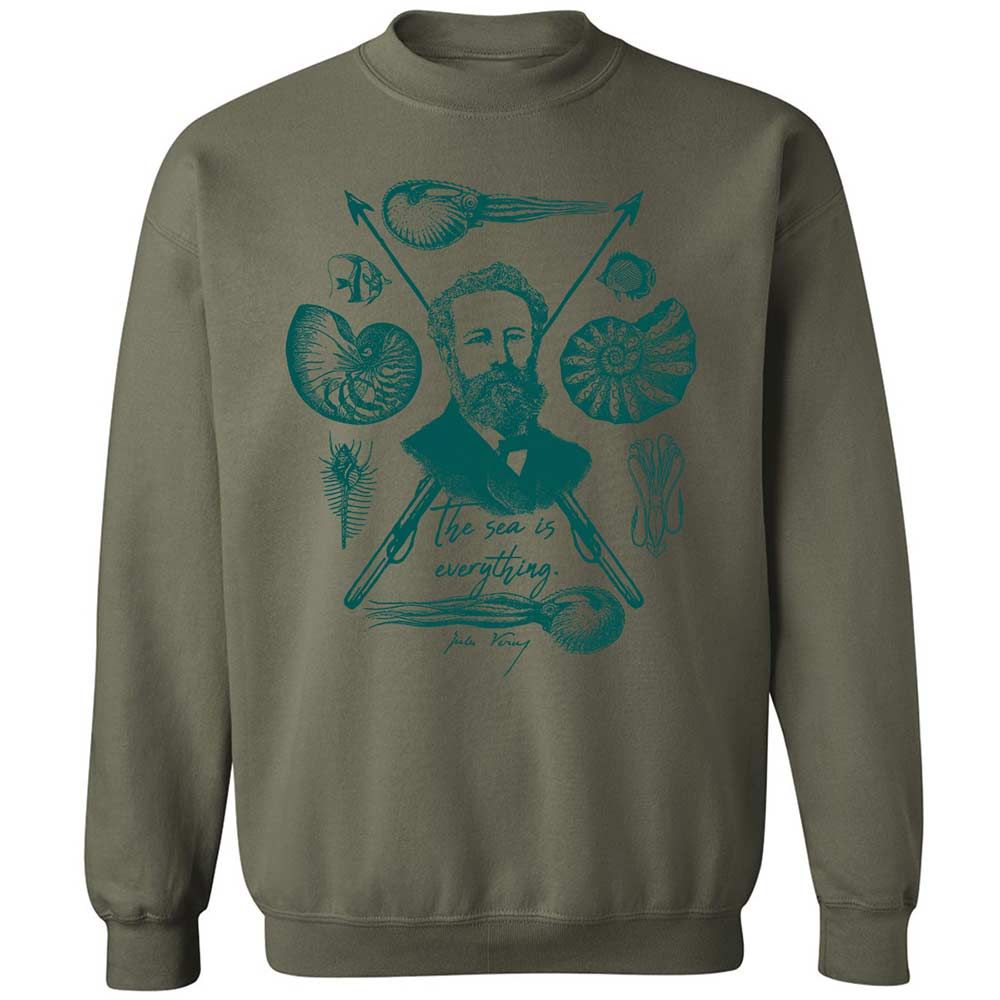 The sea is everything - Military Green - 21