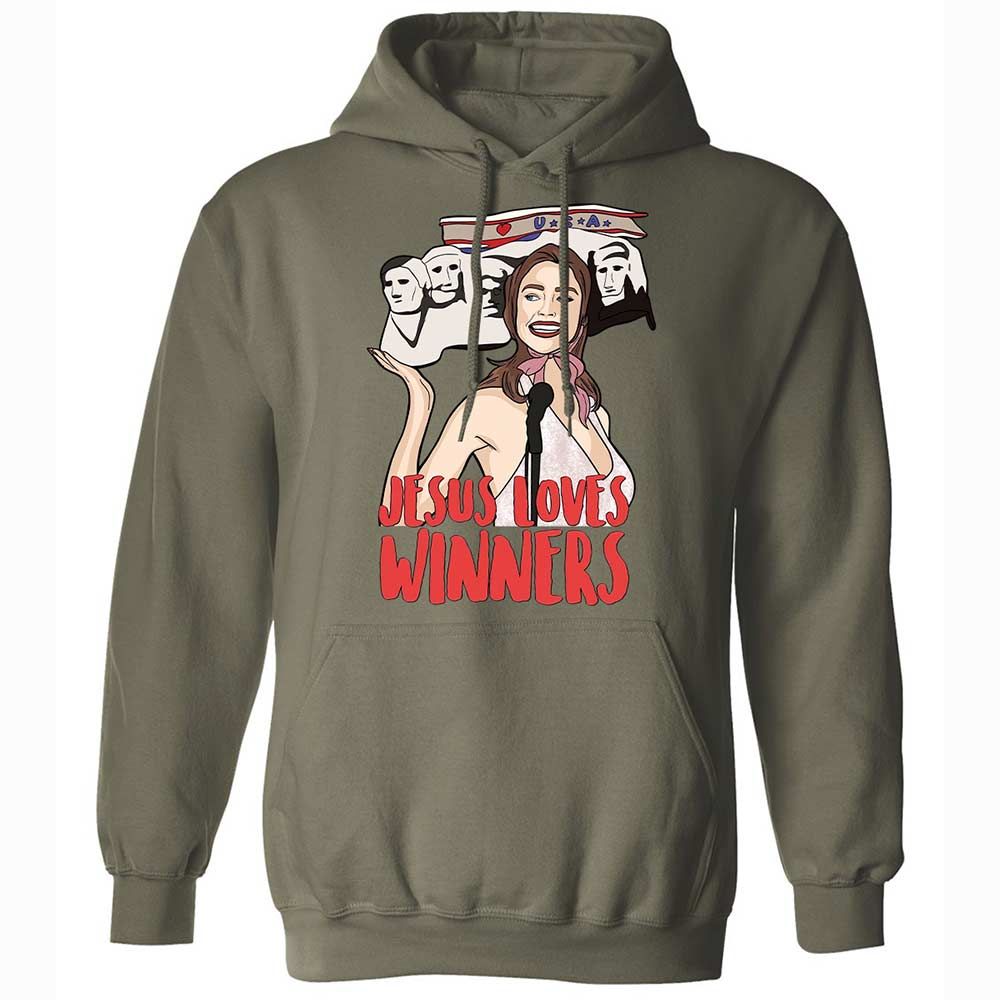 He Loves Winners - Military Green - 21