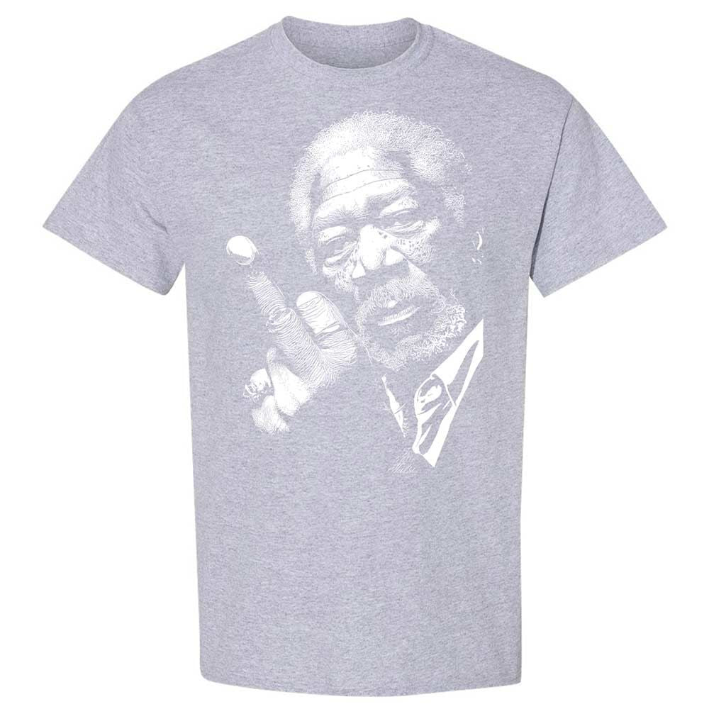 Morgan Freeman middle finger - Sport Grey - 21