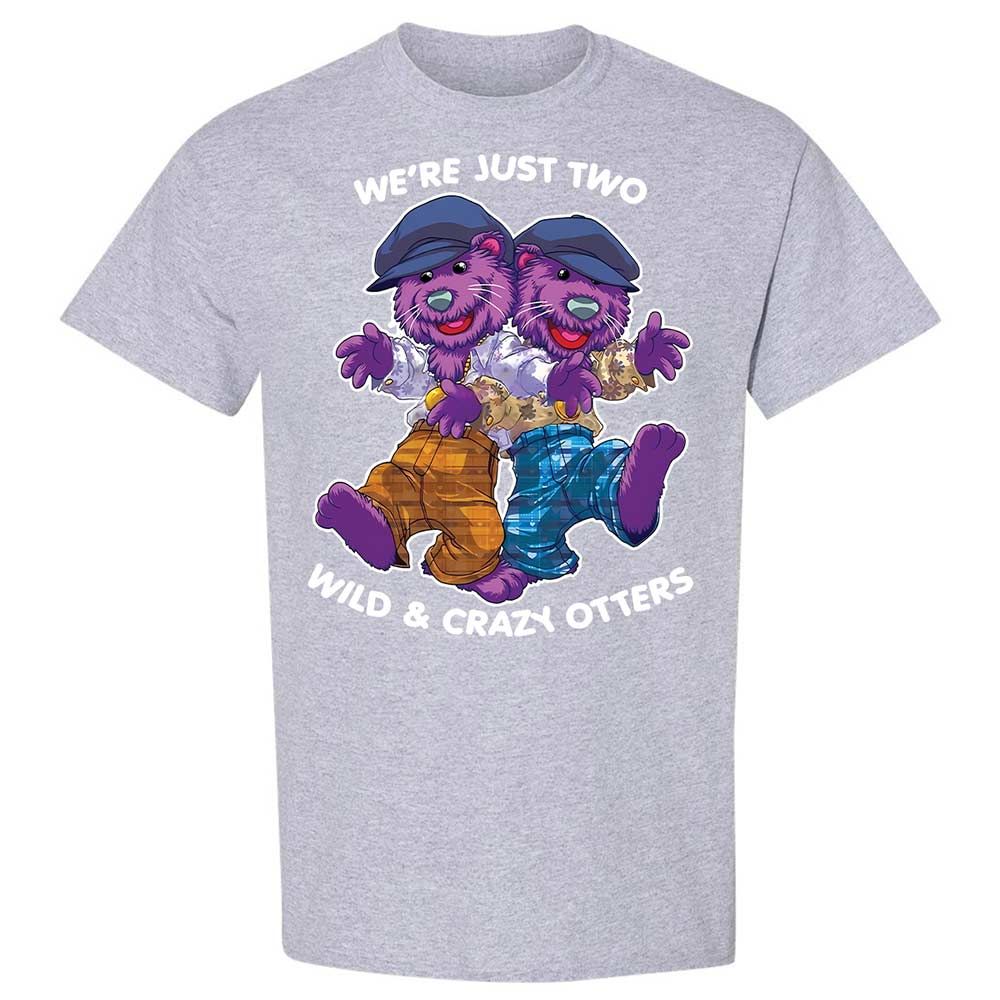 Two wild & crazy otters - Sport Grey - 21