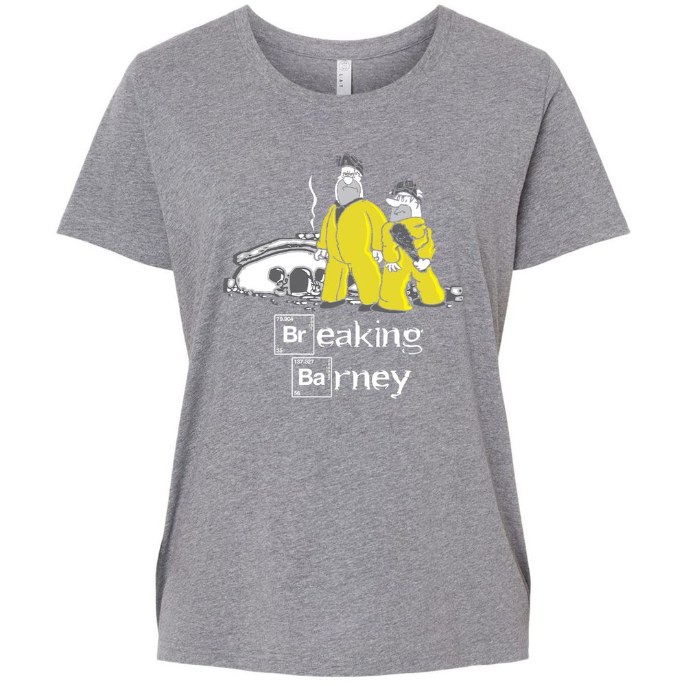 Ladies Curvy Jersey - C8FTS4M7 - Granite Heather - 9